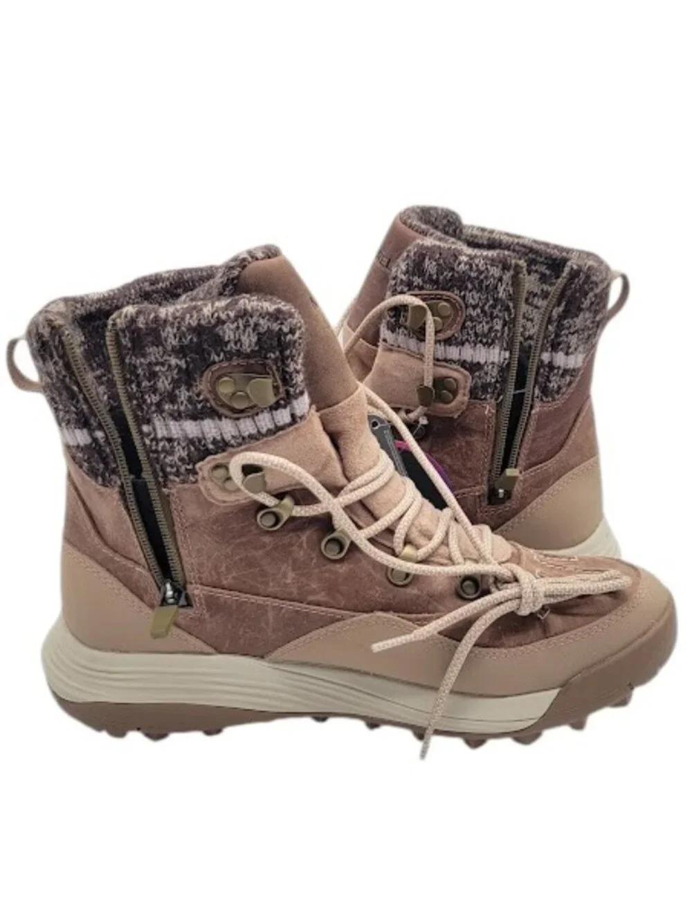 MERRELL Siren 4 Thermo Mid Zip Waterproof Women’s Winter Boots Brown Size 10.5